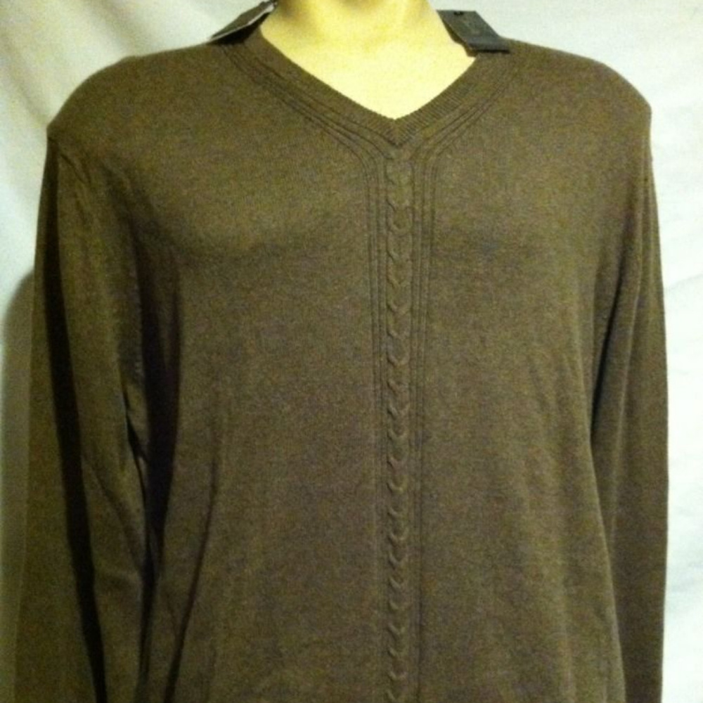 Tasso Elba Mens Sweater Cashmere Blend XL New